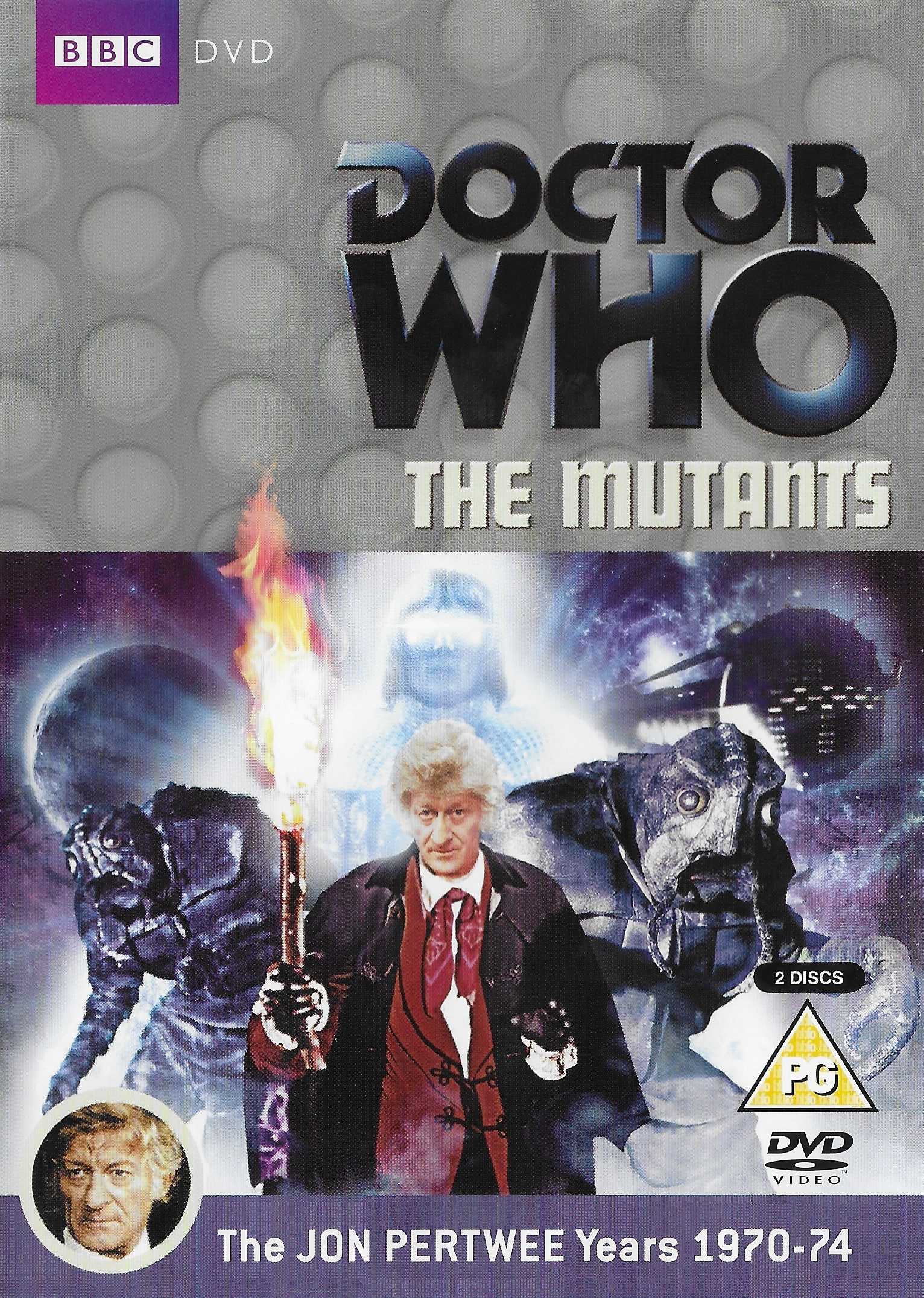 Picture of BBCDVD 3042 Doctor Who - The mutants by artist Bob Baker / Dave Martin from the BBC records and Tapes library
